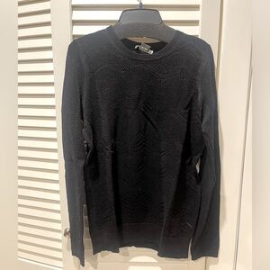 Vince black woven sweater